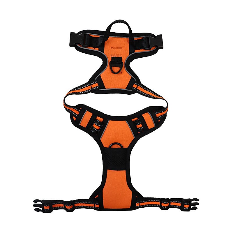 Pet Reflective Saddle Chest Strap Dog Explosion-proof Shock Absorption Comfortable Vest Medium And Large Dog Traction Walking Dog Chest Back 2025 - $25.99 –P10