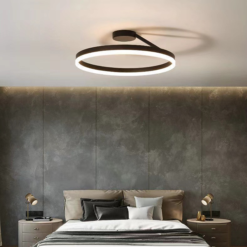 Luz de Teto LED 50cm Design de Círculo em Anel com 1 Lâmpada Dimerizável Acabamentos Pintados em Alumínio Estilo Moderno Luxuoso para Sala de Jantar Quarto Luminárias Penduradas 110-240V SOMENTE de 2026 por $261.99 –P2