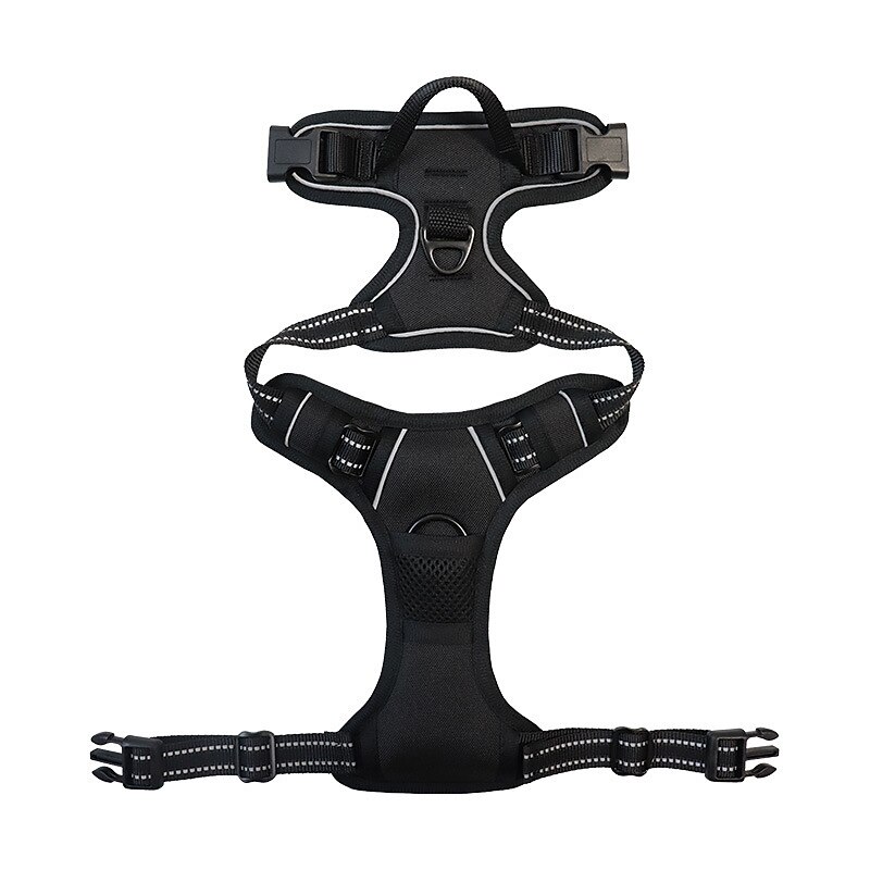 Pet Reflective Saddle Chest Strap Dog Explosion-proof Shock Absorption Comfortable Vest Medium And Large Dog Traction Walking Dog Chest Back 2025 - $25.99 –P7