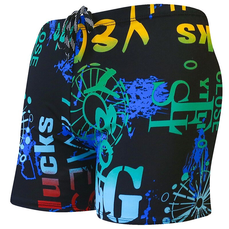 Voor heren Badpak Lange zwembroeken Zwemshorts Boardshorts Zomer korte broeken Afdrukken Haai Brief 3D Ademend Sneldrogend Feestdagen Zwembad Sexy Rekken 1 5 Lage Taille Rekbaar 2025 - $6.49 –P1