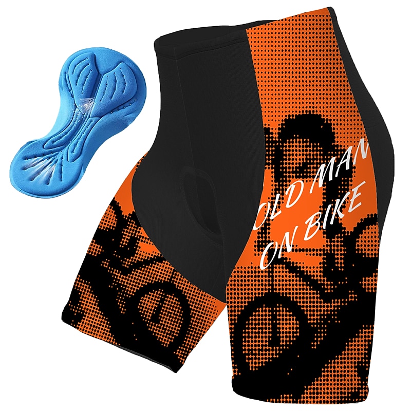 Men's Graphic Letter & Number Funny Cycling Road Shorts Cycling Shorts Bike Padded Shorts / Chamois Bottoms Race Fit Mountain Bike MTB Road Bike Cycling Sports 3D Pad Cycling Quick Dry Moisture 2025 - $26.99 –P12