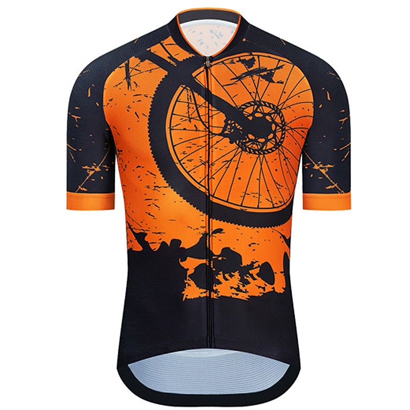 Herren Radtrikot Grafik Lustig Kurzarm Fahhrad Trikot Oberteil mit 3 Gesäßtaschen Mountainbike MTB Straßenradsport Schnelltrocknend Reflektierende Streifen Rückentasche Feuchtigkeitsableitend Sport 2026 - $30.99 –P5