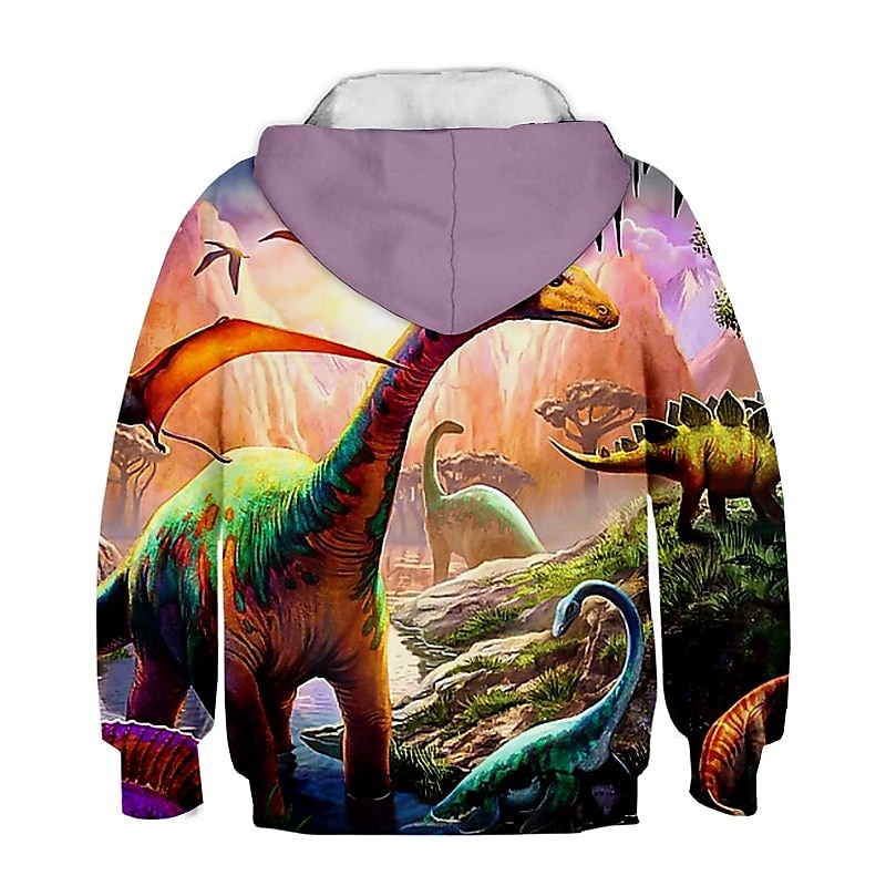 Pojkar 3D Grafisk 3D-utskrift Huvtröja och sweatshirt Pullover Långärmad 3D-tryck Aktiv Streetwear Barn Småbarn 3-12 år 2025 - $14.49 -P1