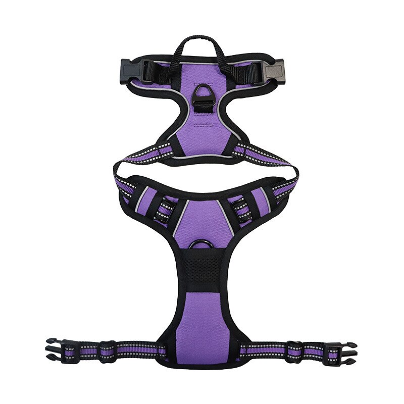 Pet Reflective Saddle Chest Strap Dog Explosion-proof Shock Absorption Comfortable Vest Medium And Large Dog Traction Walking Dog Chest Back 2025 - $25.99 –P9
