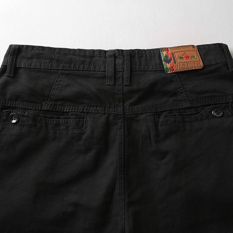 Herr Cargo-shorts caprishorts Flera fickor Slät Komfort Utomhus Vadlängd Utomhus Dagligen Utekväll Mode Streetwear Svart Armégrön 2025 - $28.99 -P8