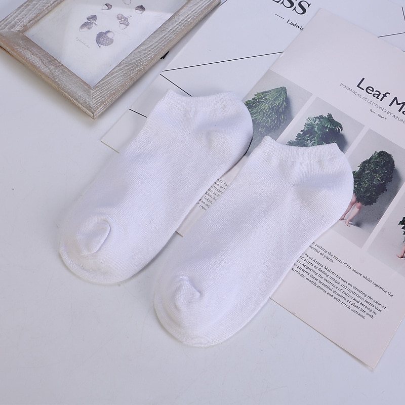 [5 pares] calcetines tobilleros cómodos, paquete de calcetines tobilleros de color sólido, medias de mujer&amp; calcetería 2025 - $13.99 –P7