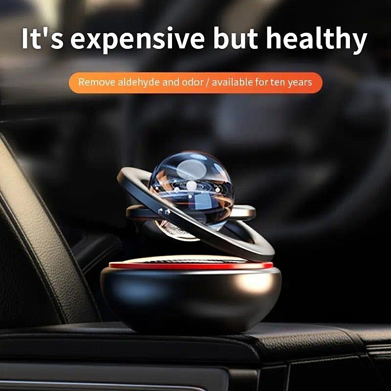 Rotating Solar Powered Car Aromatherapy Car Solid Perfume Air Freshener Air Purifier Car Interior Decoration Accessories 2025 - $24.99 –P4