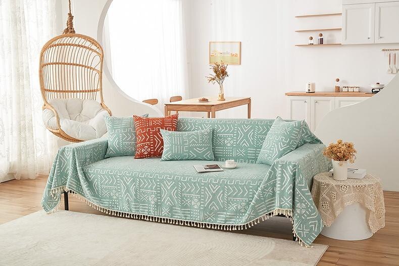 κάλυμμα καναπέ boho κουβέρτα καναπέ ριχτάρι πετσέτα σενίλ για τμηματικό καναπέ πολυθρόνα loveseat 4 ή 4 ή 3 θέσεων σε σχήμα l αντιχαρακτική γάτα που πλένεται 2025 - $21.99 -P3