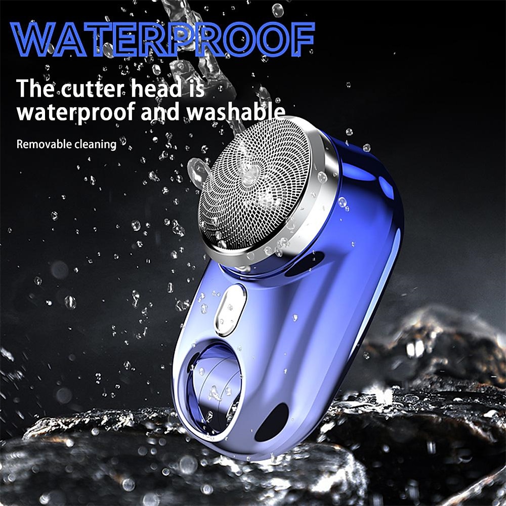 Mini-Shave Portable Electric Shaver for Men Wet Dry One-Button Mini Razor Electric-Upgrade Rechargeable Travel Electric Razor 2025 - $25.99 –P7