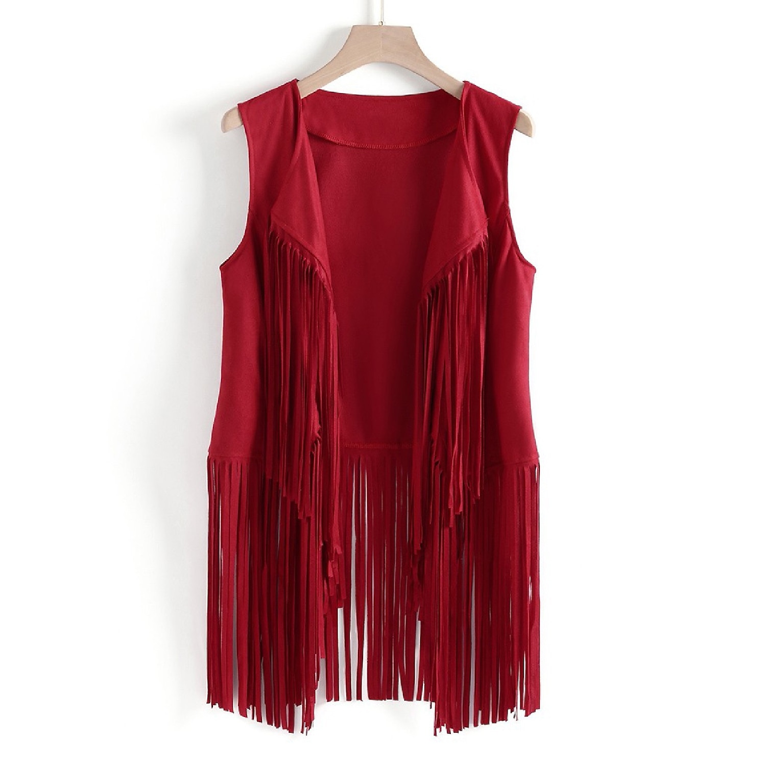 Retro / vintage 1970erne Semsket vest Ermeløs Hippie Dusk Ensfarget Dame Fest / aften Pride-parade Pride måned Voksne Topp 2025 - $22.99 –P13