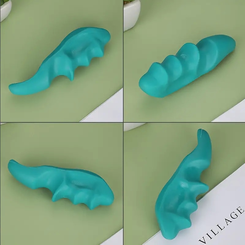 2 stk manuell thumb saver massasjeapparat hele kroppen dypvev triggerpunkt massasjeverktøy smertelindring nakke rygg terapi thumb protector 3,5x1,8 2025 - $8.49 –P7