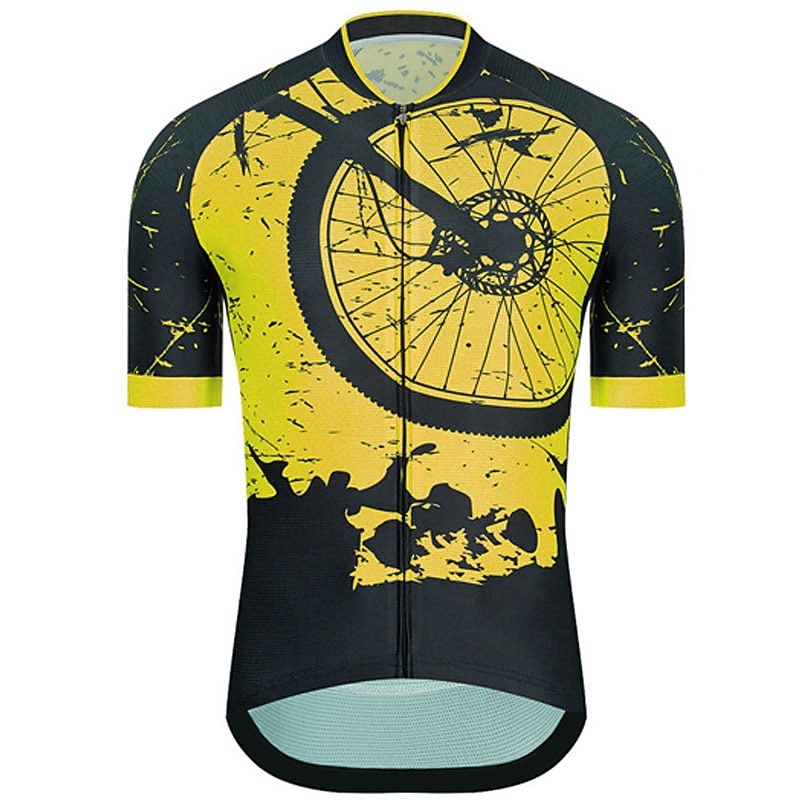 Herren Radtrikot Grafik Lustig Kurzarm Fahhrad Trikot Oberteil mit 3 Gesäßtaschen Mountainbike MTB Straßenradsport Schnelltrocknend Reflektierende Streifen Rückentasche Feuchtigkeitsableitend Sport 2026 - $30.99 –P11