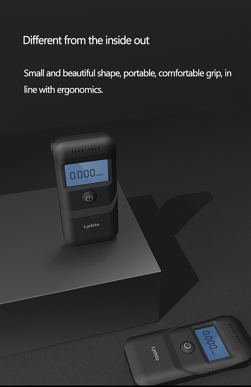 2025年 lydsto アルコールテスター ハンドヘルド デジタル 飲酒検知器 液晶ディスプレイ ポータブル ミニメーター 吹くテスター 検出器  コレクション – $36.99 –P11