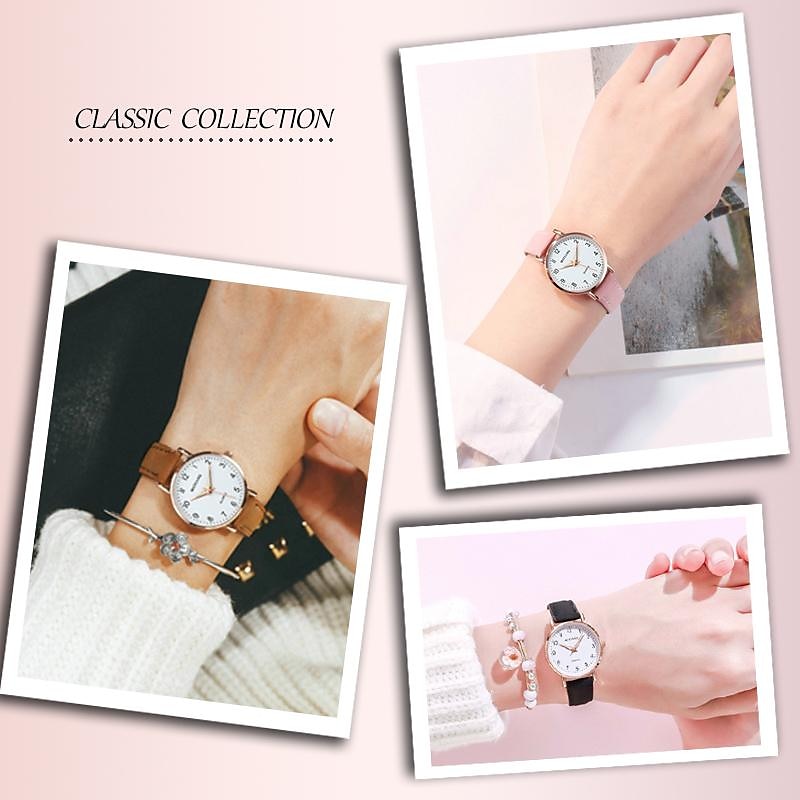 Women Watch Fashion Casual Leather Belt Watches Luminous Simple Ladies' Small Dial Quartz Clock Dress Wristwatches Reloj Mujer 2025 - $8.99 –P4