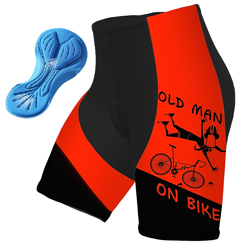 Men's Graphic Letter & Number Funny Cycling Road Shorts Cycling Shorts Bike Padded Shorts / Chamois Bottoms Race Fit Mountain Bike MTB Road Bike Cycling Sports 3D Pad Cycling Quick Dry Moisture 2025 - $26.99 –P18