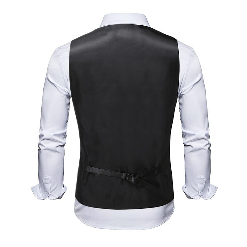 Men's Vest Tie Set Paisley Floral Jacquard Necktie Pocket Square 3PCS Waistcoat Retro Vintage Rococo for Suit or Tuxedo Wedding Party Masquerade 2025 - GBP £25 –P12