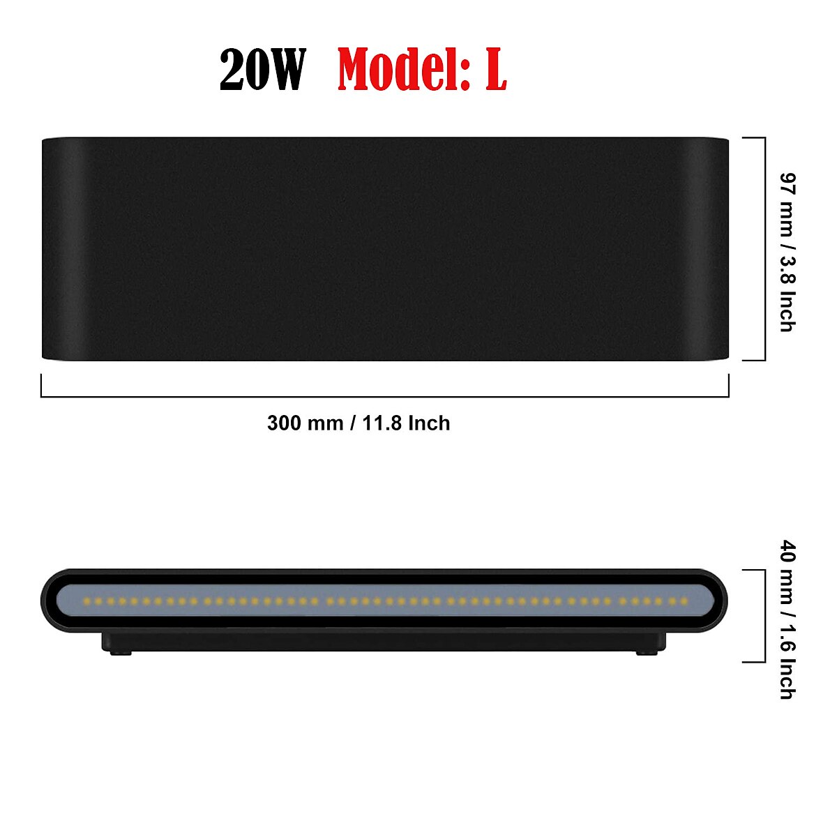 Outdoor Wall Lights Up and Down Lighting Modern Waterproof IP65 6W 10W 20WAluminum Wall Lamp LED Indoor and Outdoor Bedroom Living Room Bathroom Lounge Porch Corridor Staircase AC85-265V 2025 - $33.99 –P3