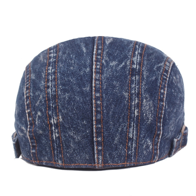 Men's Flat Cap Black Blue Denim Streetwear Stylish 1920s Fashion Outdoor Daily Going out Plain Warm 2026 - $18.99 –P4