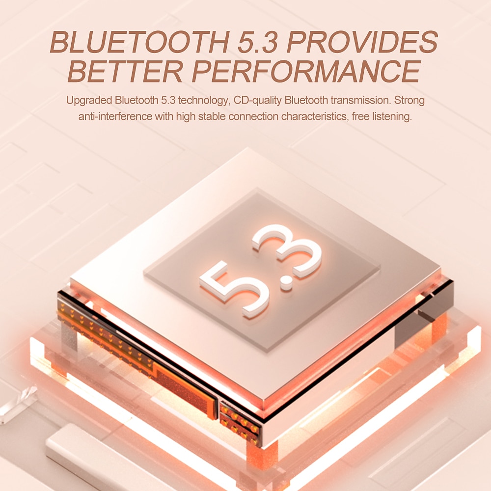 True Wireless Bluetooth Earphone Mini Invisible Headphones Bluetooth 5.3   HIFI Stereo Noise Reduction Sleep In Ear Earphones Smart Touch Sports Gaming Earphones for Smartphone 2025 - $22.99 –P7