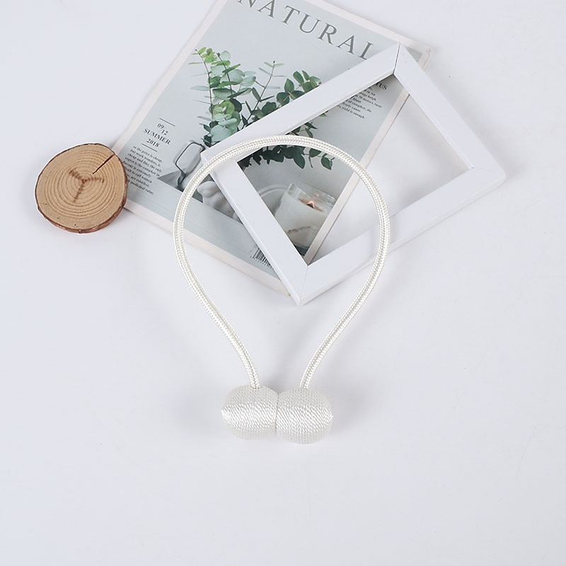 Alzapaños magnéticos para cortina, alzapaños dorados para ventana, hebillas, clip para el hogar, dormitorio, oficina, cortina decorativa, 2 uds. 2025 - $12.49 –P16