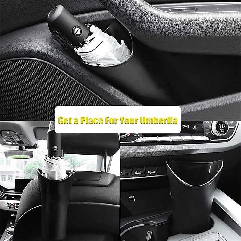Car Umbrella Holder Hanging Bin Truck Trash Can Storage Can Vehicle-mounted Multi-function Umbrella Bucket Vehicle-mounted Folding Umbrella Cover Cup Holder Multi-function Storage Bucket Vehicle Trash 2025 - $9.99 –P4