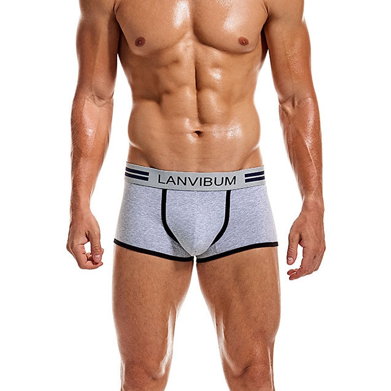 Men's 2 Packs Briefs Polyester Breathable Soft Color Block Mid Waist Black White 2025 - $12.99 –P8