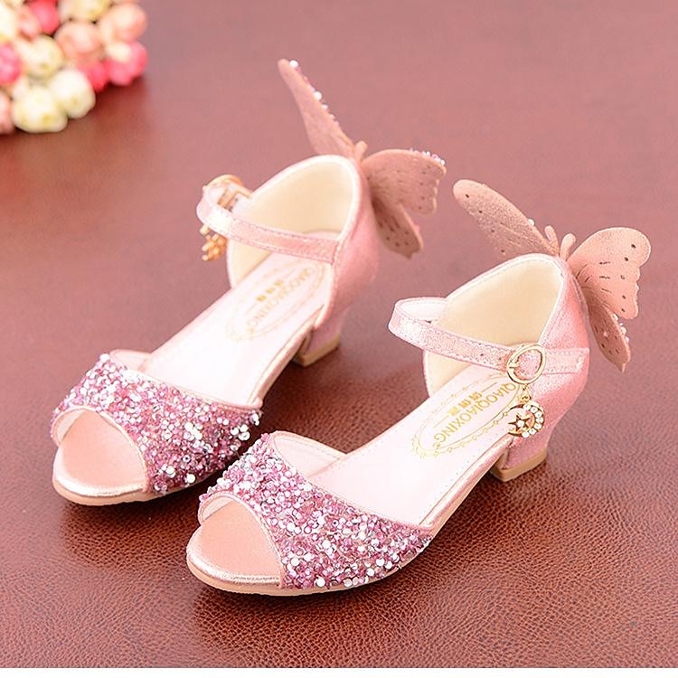 Girls High Heels Little Kids Mary Jane Shoes Spring Autumn Fashion Children  Princess Leather Shoes for Party Wedding Solid Color - AliExpress