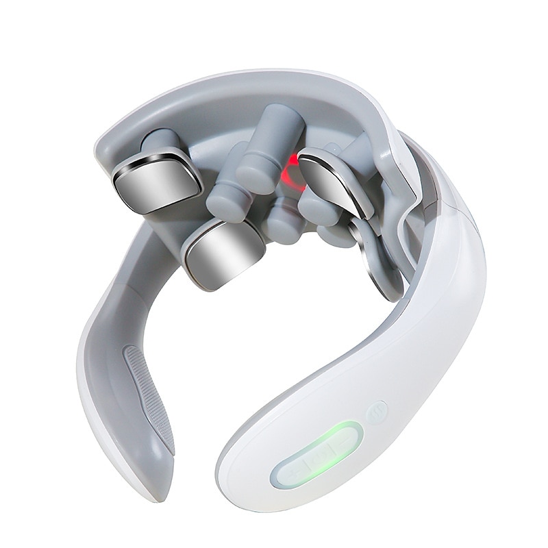 massaggiatore del collo con il calore cordless vibrazione dei tessuti profondi massaggiatore del collo a infrarossi per alleviare il dolore massaggiatore cervicale elettrico portatile relaxer del del 2025 a $35.99 –P1