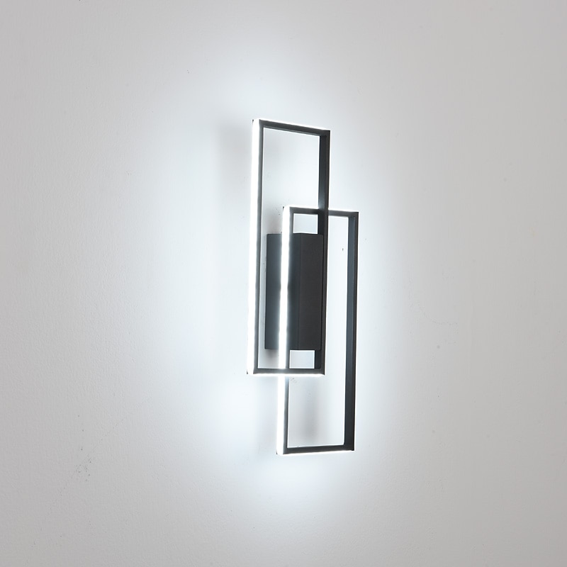 2025年 lightinthebox LED ウォールライト屋内黒長方形ダブルライト壁掛けライト現代の LED 金属壁照明寝室のダイニングルームのベッドサイドランプリビングルーム  コレクション – $190.89 –P13