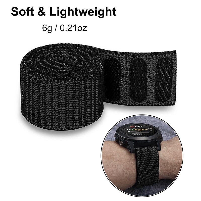 Watch Band for Garmin Fenix 7X 7S 7 Pro Approach S70 Epix Pro 42mm 47mm 51mm Instinct 2X Tactix 7 Amoled Forerunner 955 255 Enduro Marq Descent Quatix 20mm 22mm 26mm Nylon Replacement  Strap 20mm 2025 - $11.99 –P12
