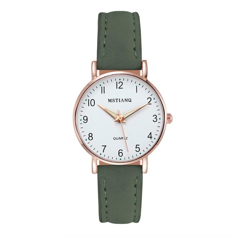 Femmes montre mode casual ceinture en cuir montres lumineuses simples dames petit cadran horloge à quartz robe montres reloj mujer de 2025 ? $16.99 –P9