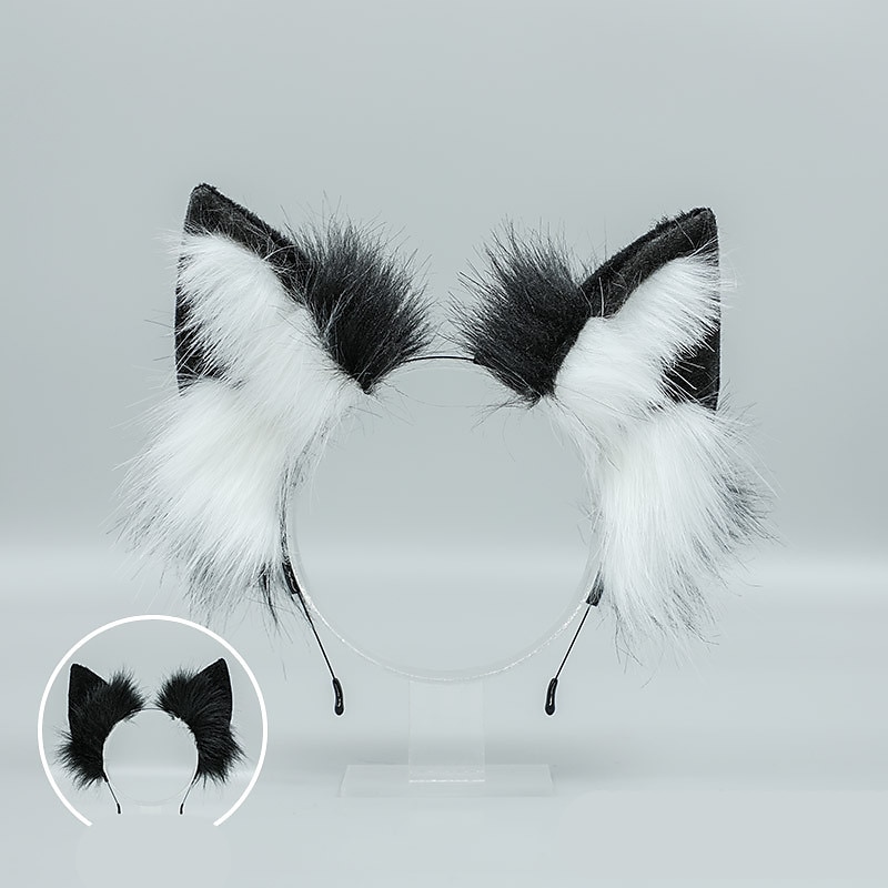 reveklemme kattører pannebånd ulvepoter cosplay kostyme karneval fancy festkostyme tilbehør 2025 - $22.99 –P11