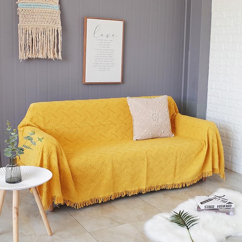 Sofa Cover Boho Sofa Blanket Throw Towel for Sectional Couch Armchair Loveseat 4 or 4 or 3 Seater L Shape Anti-Scratch Cat Washable 2025 - $40.99 –P11