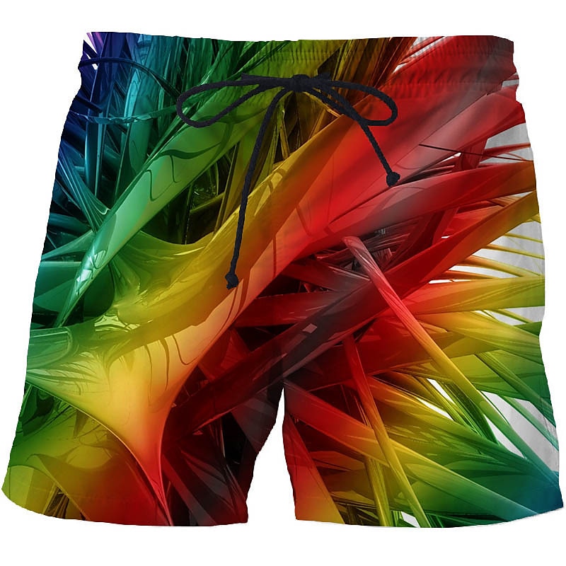 Per uomo Pop art 3D Print Astratto Costume nuoto a pantaloncino Boxer da surf Pantaloncini da mare Vita normale Di tendenza Hawaiano Boho Informale Giornaliero Per eventi A cordoncino Vita elastica del 2025 a $19.99 –P12
