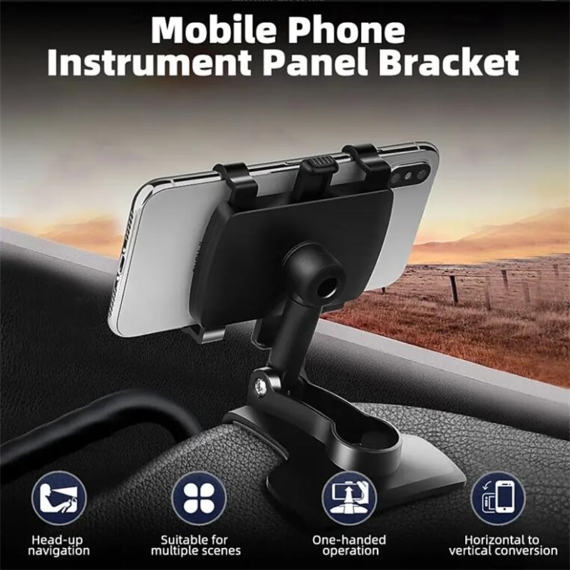 StarFire Car Phone Holder Easy Clip Stand Mounting Black Bracket For Phone&GPS Driving Recorder 2025 - $14.99 –P3