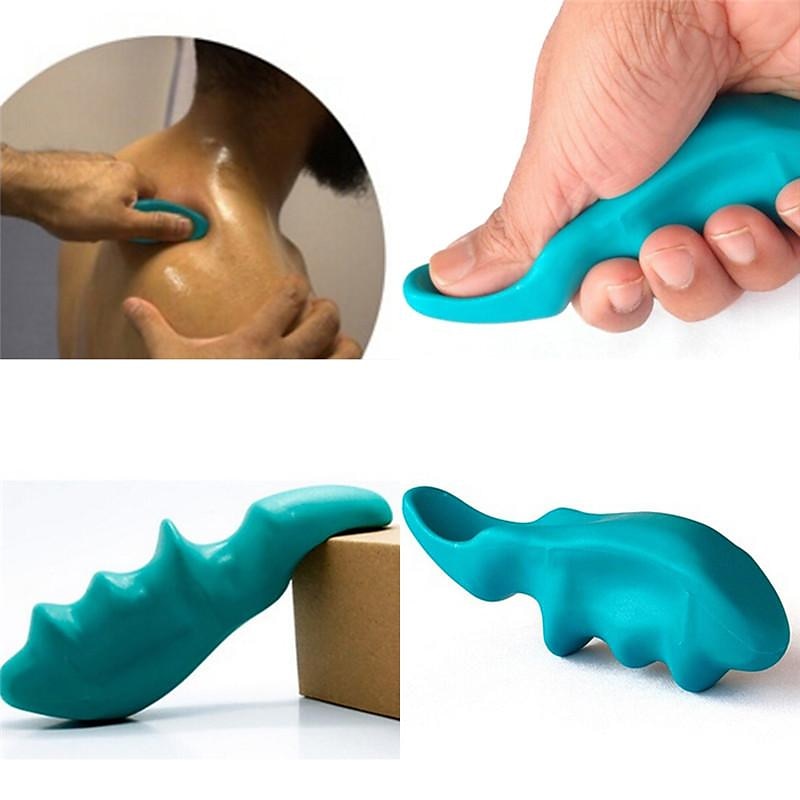 2 stk manuell thumb saver massasjeapparat hele kroppen dypvev triggerpunkt massasjeverktøy smertelindring nakke rygg terapi thumb protector 3,5x1,8 2025 - $8.49 –P3