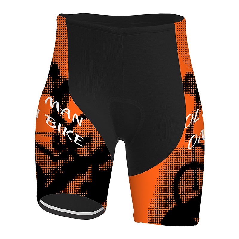 Men's Graphic Letter & Number Funny Cycling Road Shorts Cycling Shorts Bike Padded Shorts / Chamois Bottoms Race Fit Mountain Bike MTB Road Bike Cycling Sports 3D Pad Cycling Quick Dry Moisture 2025 - $26.99 –P11