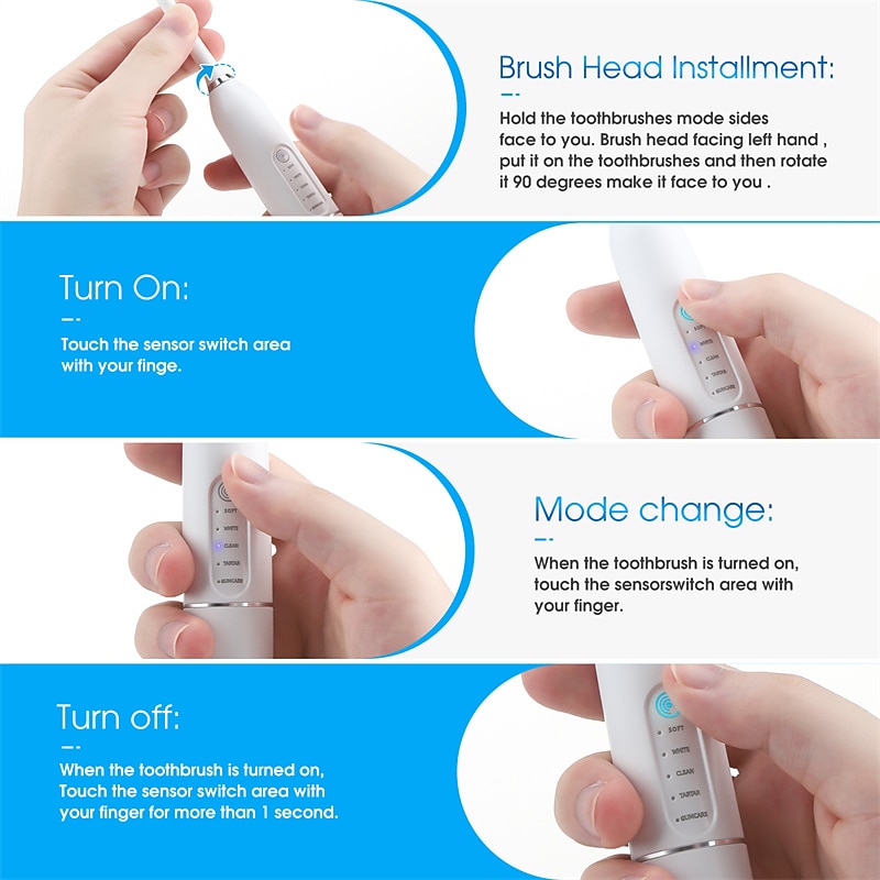 elektrische sonic tandheelkundige monddouche scaler tanden bleken draagbare ultrasone tandsteen tandsteen remover tanden reinigen tool 2025 - $28.99 –P6