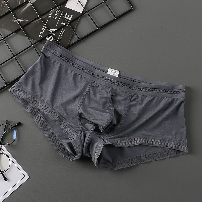 Voor heren verpakking van 3 stuks Boxer Slip Nylon Synthetische zijde Wasbaar Comfortabel Effen Lage taille Achtergrondkleur Zwart 2025 - $18.99 –P3