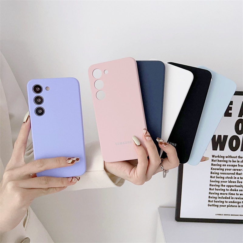 τηλέφωνο tok Για Samsung Galaxy S23 Ultra Plus S25 Ultra Θήκη σιλικόνης Προστατευτικό για όλο το σώμα Προστασία από τη σκόνη Αντίσταση πτώσης τεσσάρων γωνιών Μονόχρωμο TPU 2025 - $17.99 –P4