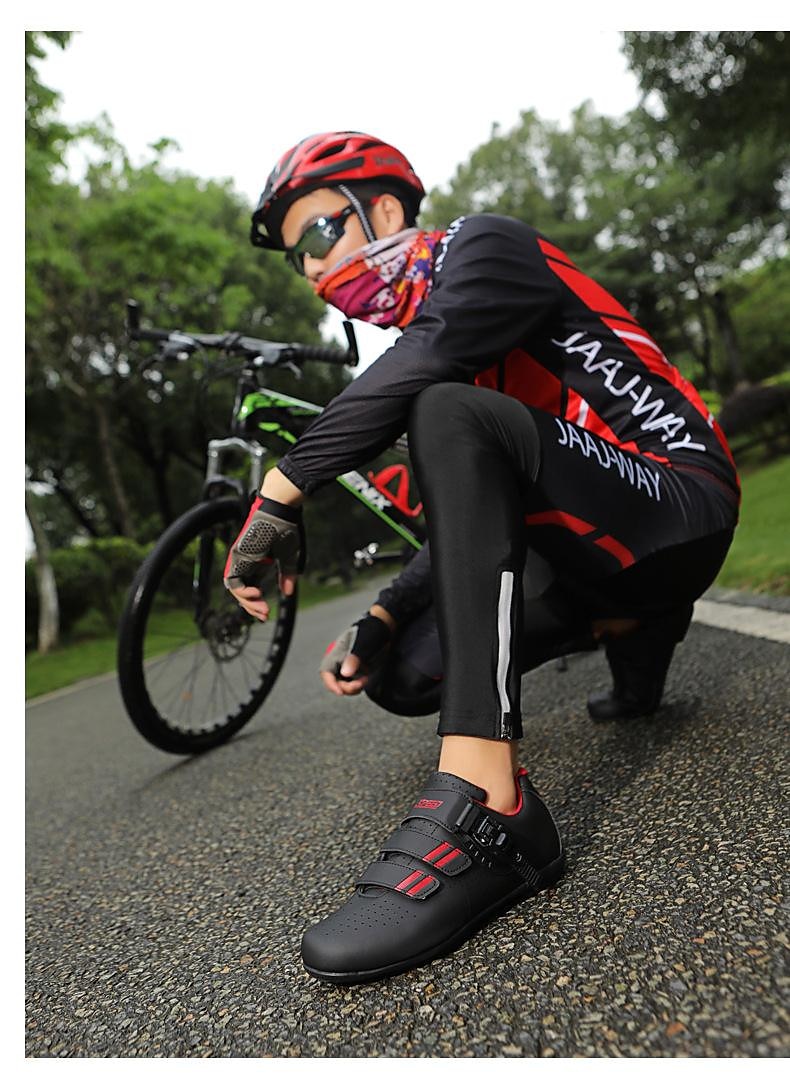 Zapatillas de ciclismo de carretera para hombre y mujer, con cierre  transpirable y antideslizante, perfectas para bicicletas de carreras de  carretera