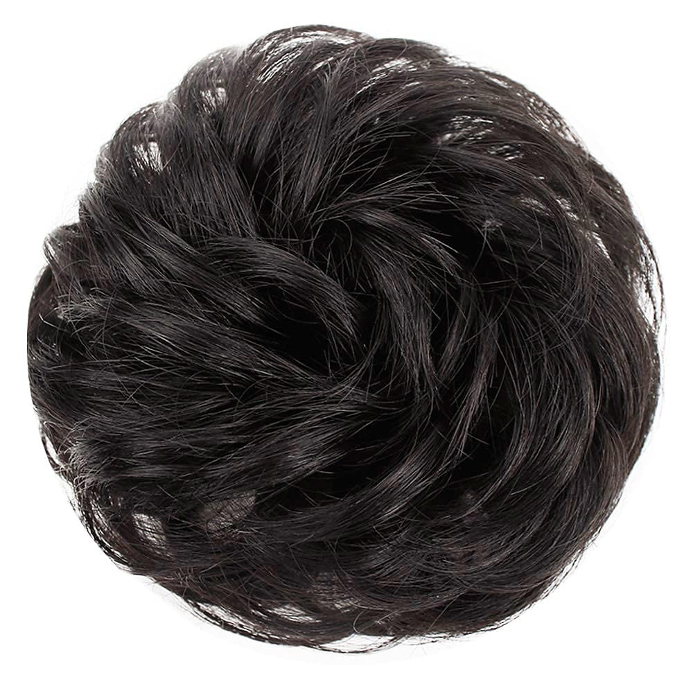 100% remy de cheveux humains extension de chignon désordonné chignon en désordre chouchous extension bouclés ondulés désordonné 100% remy extensions de cheveux humains chignon pour les femmes chignon de 2025 ? $18.99 –P6