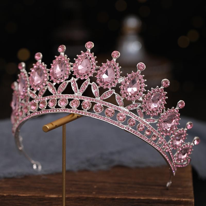 krystall dronning kroner og tiaraer med kam pannebånd for kvinner og jenter prinsesse kroner hår tilbehør til bryllup bursdag halloween kostyme cosplay 2025 - $19.99 –P8