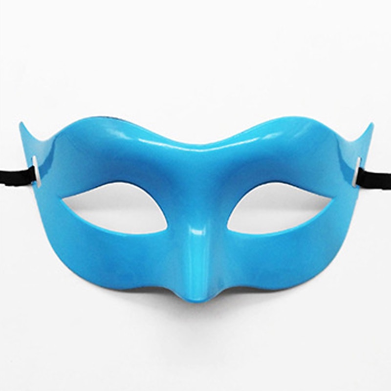 maschera da ballo in maschera uomo mezza maschera per il viso festa di halloween zoro ball show performance maschera piatta del 2025 a $18.49 –P4