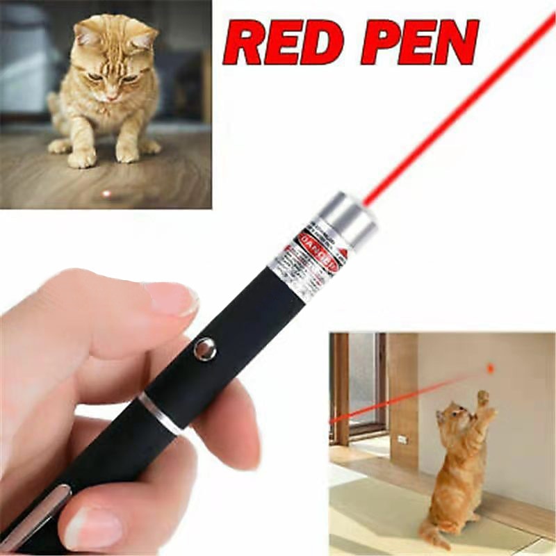 1PCS Laser Pointer, Red, Green And Purple Three-color Laser Pointe Portable Handheld Flashlight Cat Toys Red Dot Cat Toy For Indoor Cats Dogs LED Light Pointer Interactive Cat Toys 2025 - $15.49 –P3