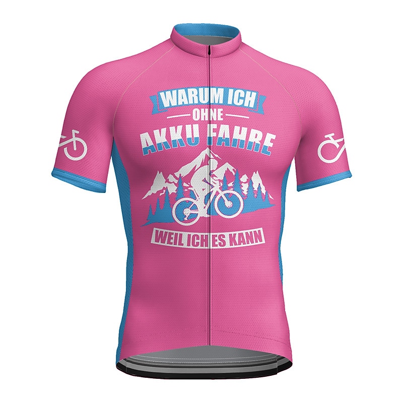 Hombre Maillot de Ciclismo Manga Corta Bicicleta Maillot Camiseta con 3 bolsillos traseros MTB Bicicleta Montaña Ciclismo Carretera Transpirable Secado rápido Dispersor de humedad Bandas Reflectantes 2025 - $28.99 –P10