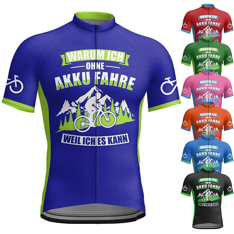 Hombre Maillot de Ciclismo Manga Corta Bicicleta Maillot Camiseta con 3 bolsillos traseros MTB Bicicleta Montaña Ciclismo Carretera Transpirable Secado rápido Dispersor de humedad Bandas Reflectantes 2025 - $28.99 –P4