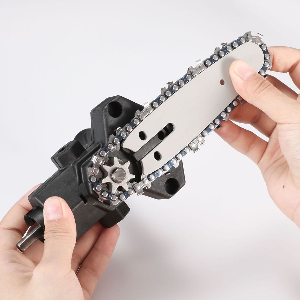 6" Mini Chainsaw Adapter Electric Drill Converter Into Electric Chain Saw Pruning Saw 2025 - $19.99 –P13