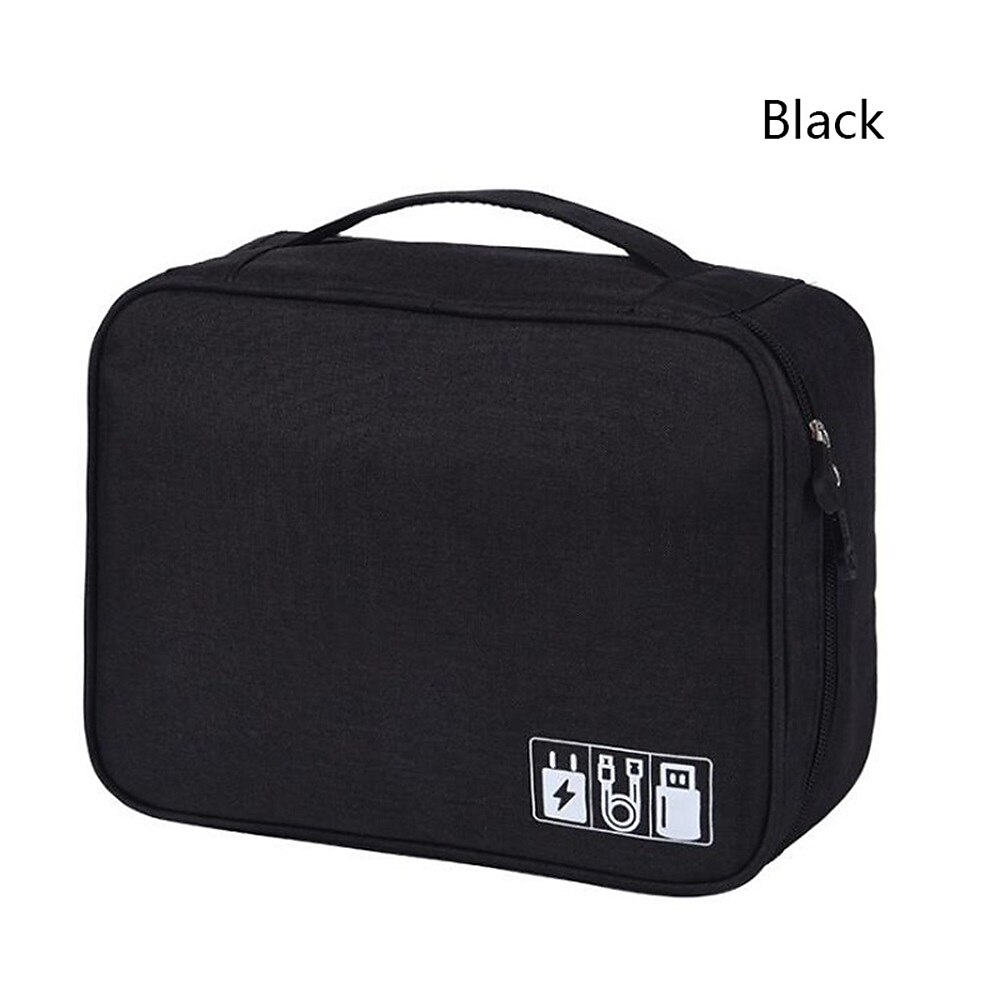 Electronics Organizer, Travel Universal Cable Organizer Bag, Waterproof Electronics Accessories Storage Cases, Storage Organizer For Cable, Charger, Phone, USB, SD Card, Hard Drives, Power Bank, Cords 2025 - $13.99 –P7