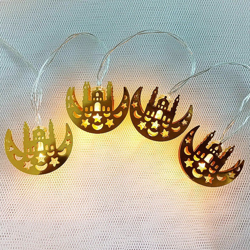 Ramadan Lights Decoration Eid Mubarak Moon Star LED String Light 3M ...